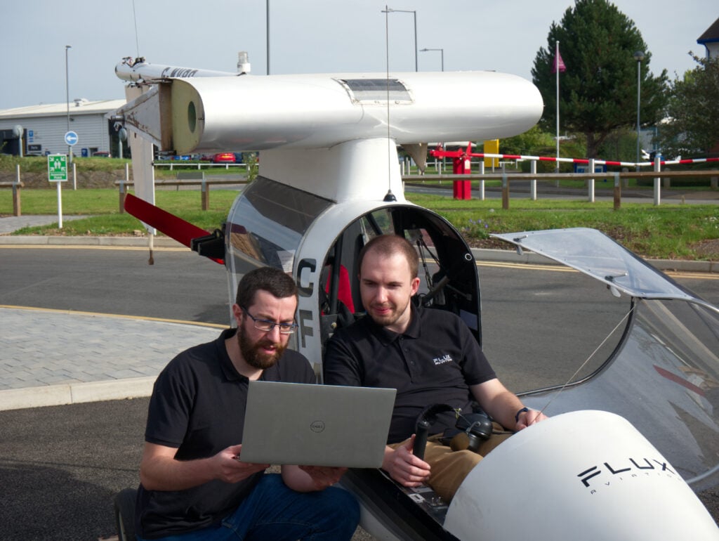 L R Flux Aviation founders Neofytos Dimitriou and Radovan Gallo