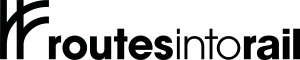 Routes into Rail with Springpod logo